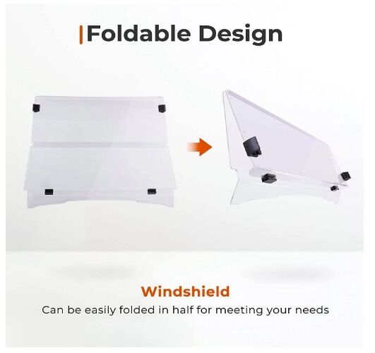 HECASA Clear Golf Cart Windshield Compatible with 1994-2014 EZGO TXT Medalist
