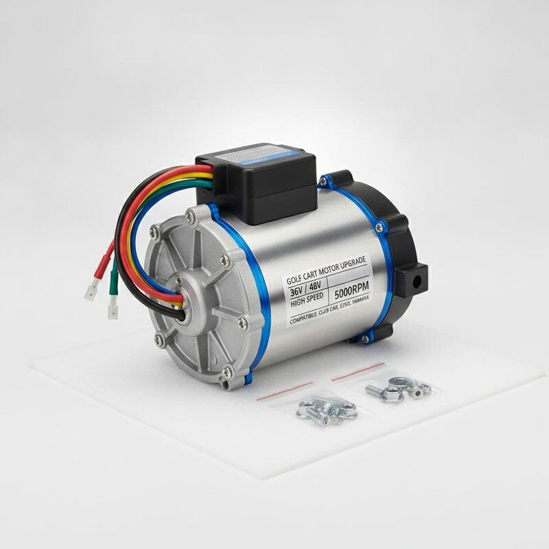 गोल्फ कार्ट मोटर 36V 48V इलेक्ट्रिक अपग्रेड क्लब कार EZGO यामाहा हाई स्पीड 5000RPM